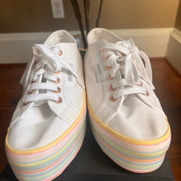 ✨ Rainbow Platform Superga Sneakers✨ - Picture 8 of 13